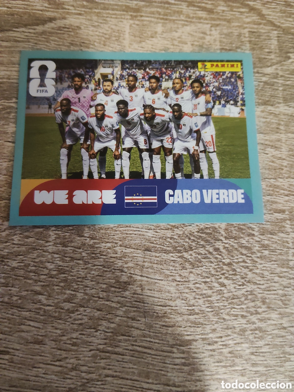 Figurine di Calcio: Panini mundial 2026 CPV 13 alineaci&oacute;n Cabo Verde
