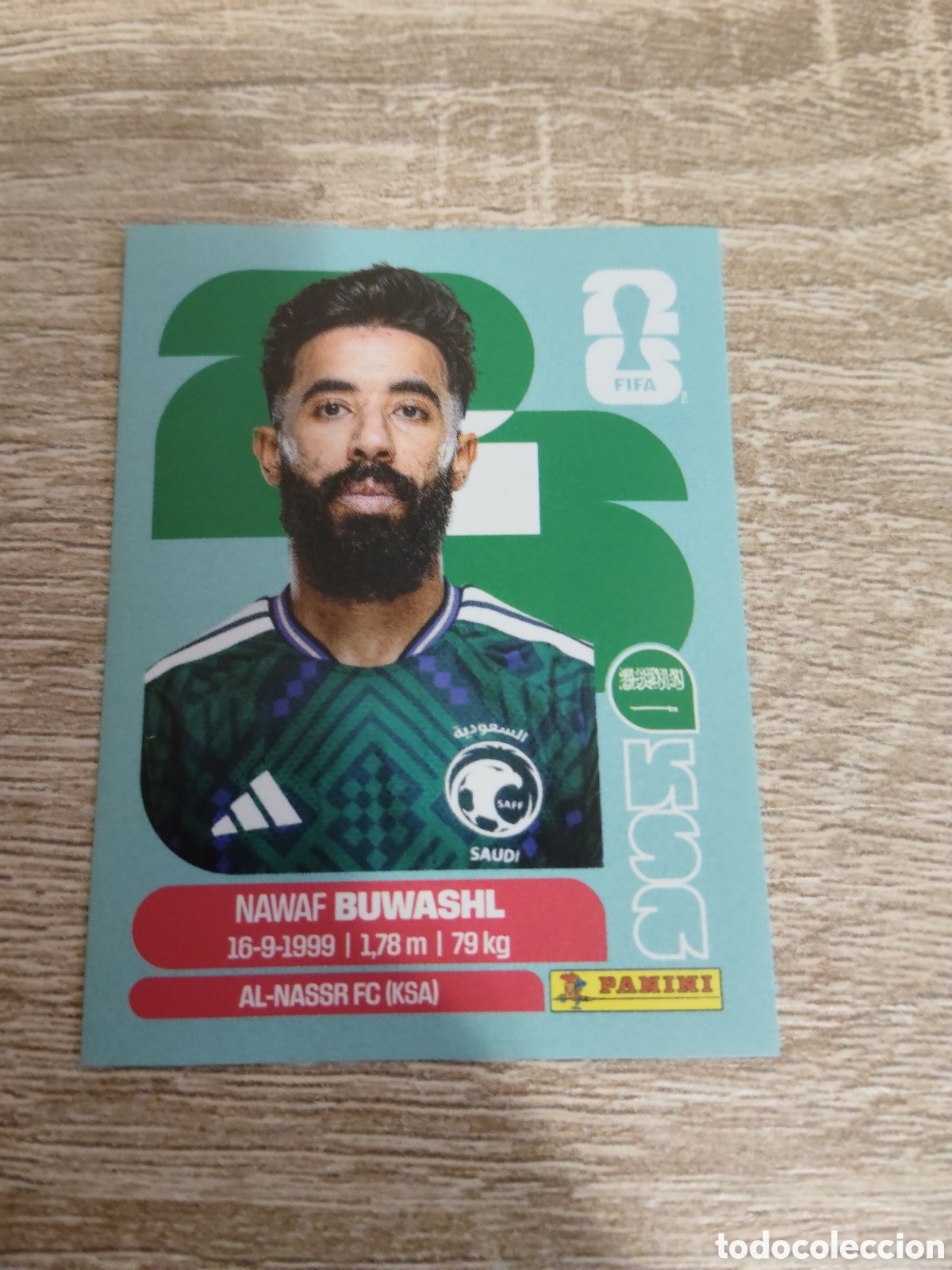 Figurine di Calcio: Panini mundial 2026 KSA 5 Nawaf Buwashl Arabia Saud&iacute;