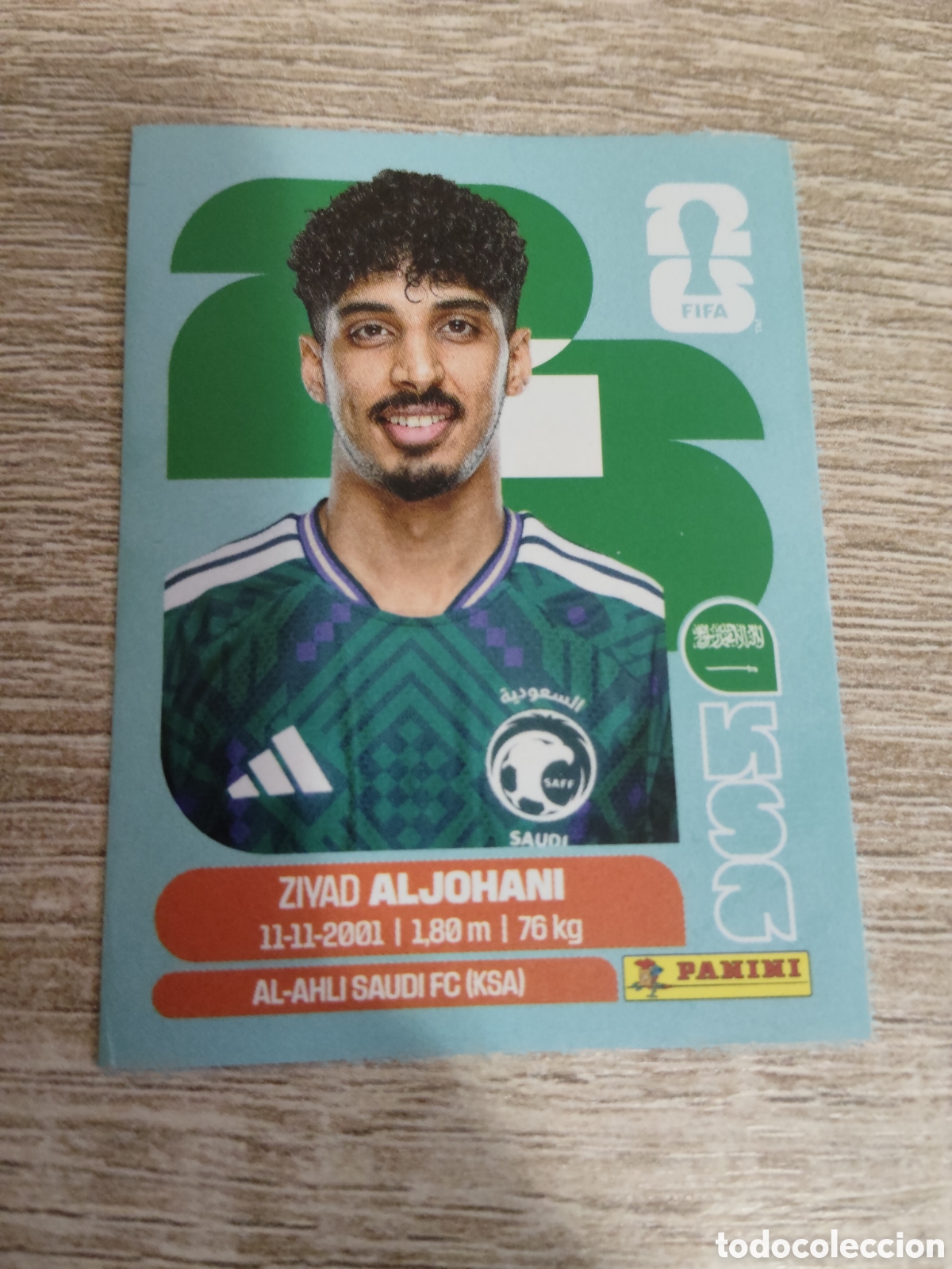 Figurine di Calcio: Panini mundial 2026 KSA 10 Ziyad Aljohani Arabia Saud&iacute;
