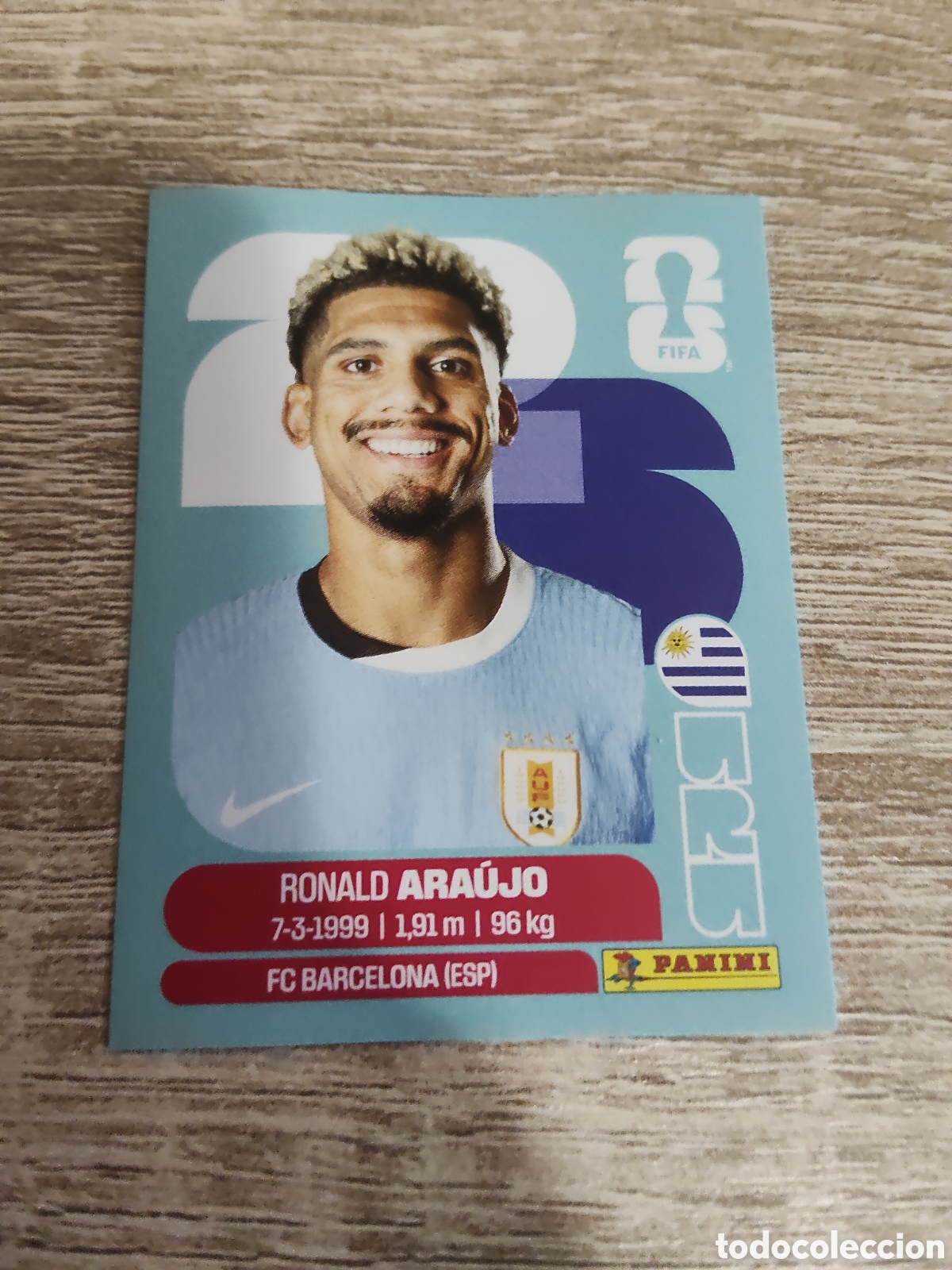 Figurine di Calcio: Panini mundial 2026 URU 4 Ronald Araujo Uruguay