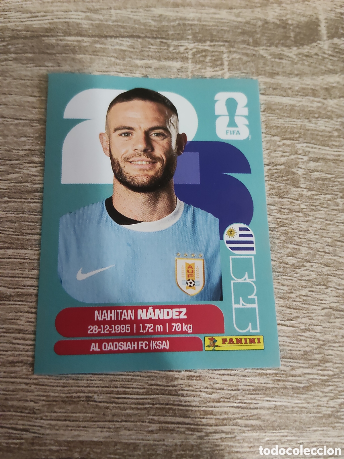 Figurine di Calcio: Panini mundial 2026 URU 9 Nahitan Nandez Uruguay