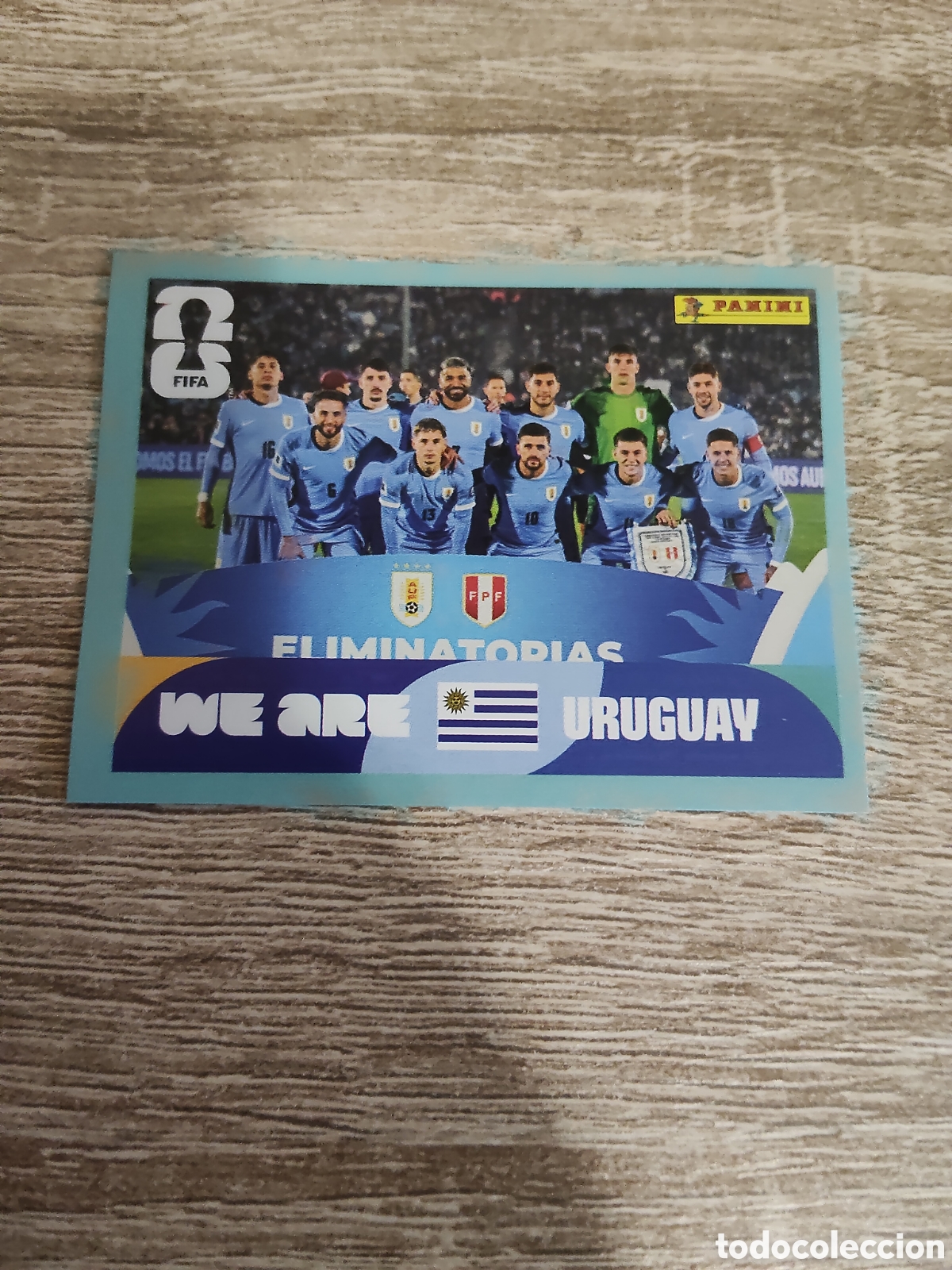 Figurine di Calcio: Panini mundial 2026 URU 13 alineaci&oacute;n Uruguay