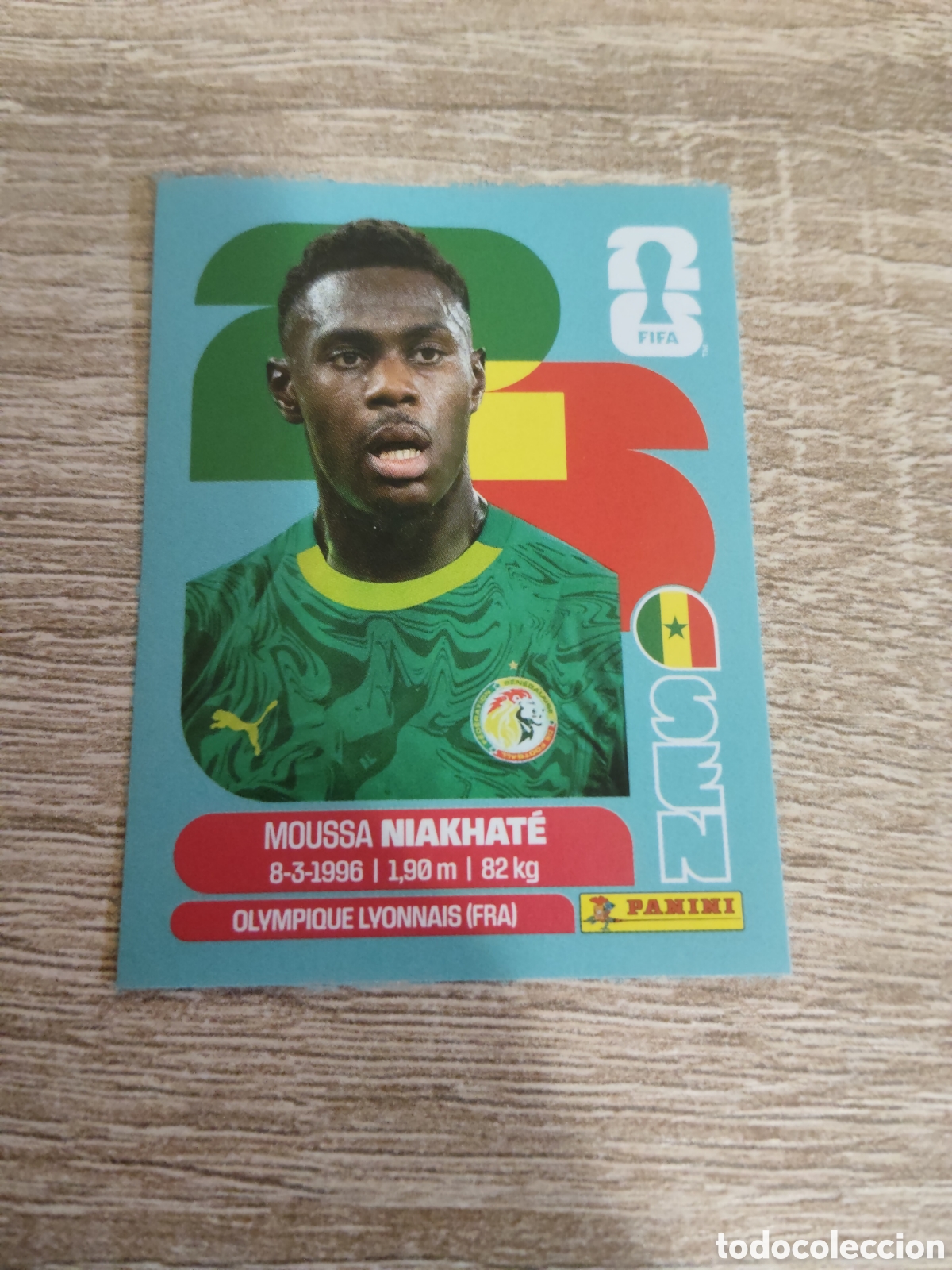 Cartes &agrave; collectionner de Football: Panini mundial 2026 SEN 4 Moussa Niakhate Senegal