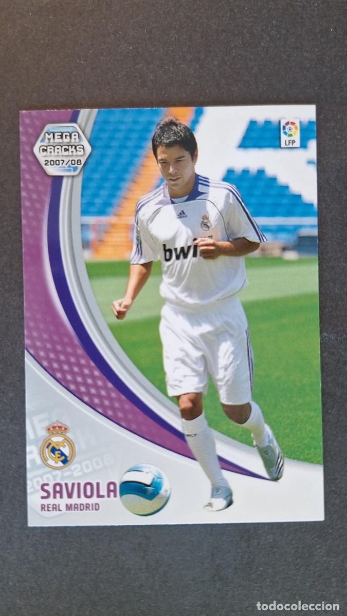 Cromos de F&uacute;tbol: L3 SAVIOLA REAL MADRID NUEVO FICHAJE 458 PANINI MEGACRACKS 2007 2008 07 08