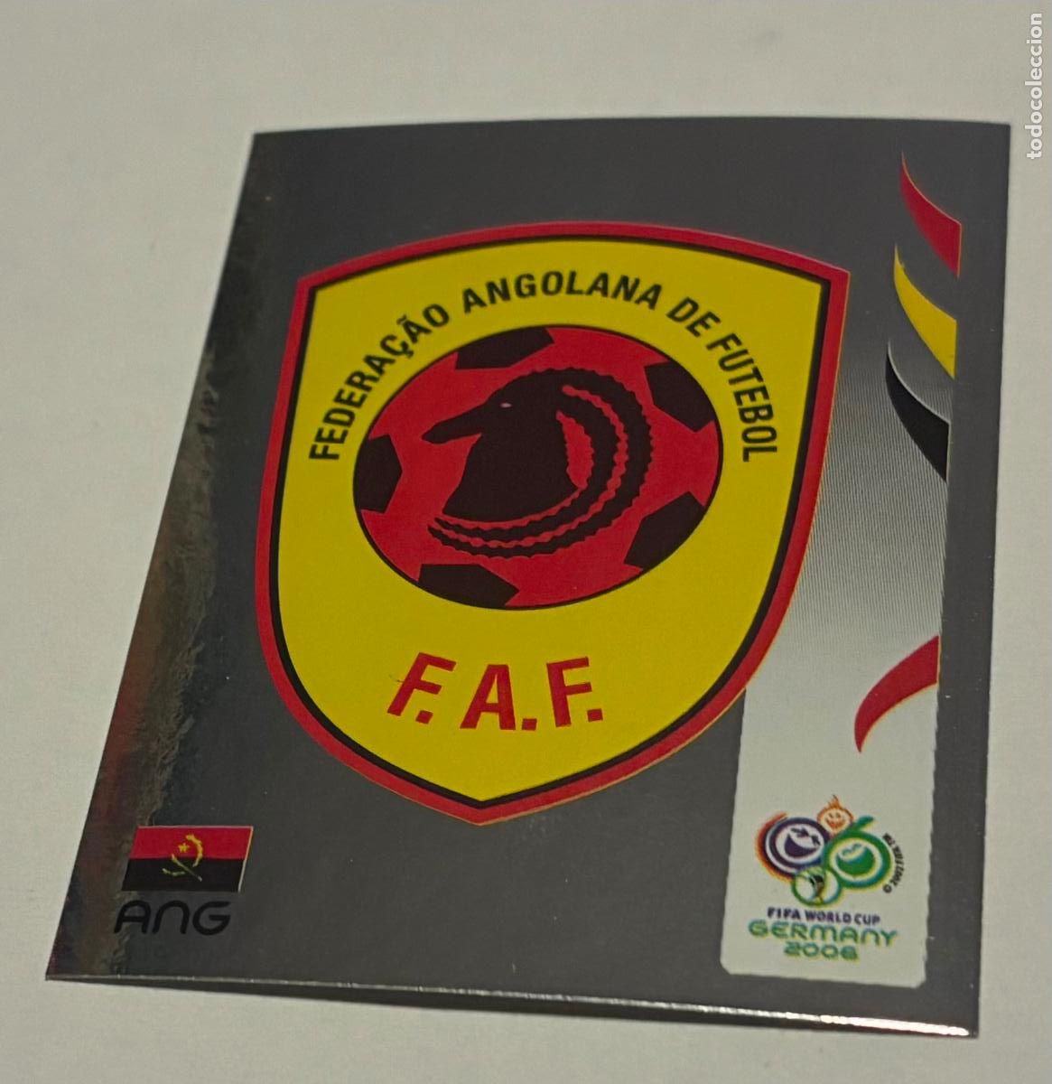 Cromos de F&uacute;tbol: CROMO FUTBOL MUNDIAL ALEMANIA 2006, PANINI, Numero 301, ESCUDO ANGOLA