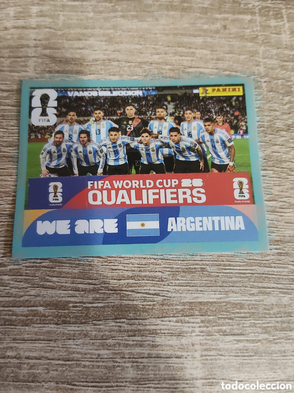 Cromos de F&uacute;tbol: Panini mundial 2026 ARG 13 alineaci&oacute;n Argentina