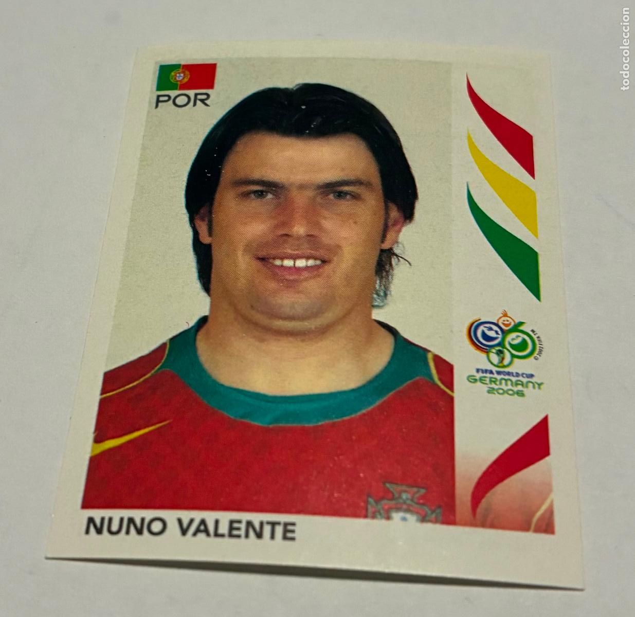 Cromos de F&uacute;tbol: CROMO FUTBOL MUNDIAL ALEMANIA 2006, PANINI, Numero 288, NUNO VALENTE, Portugal