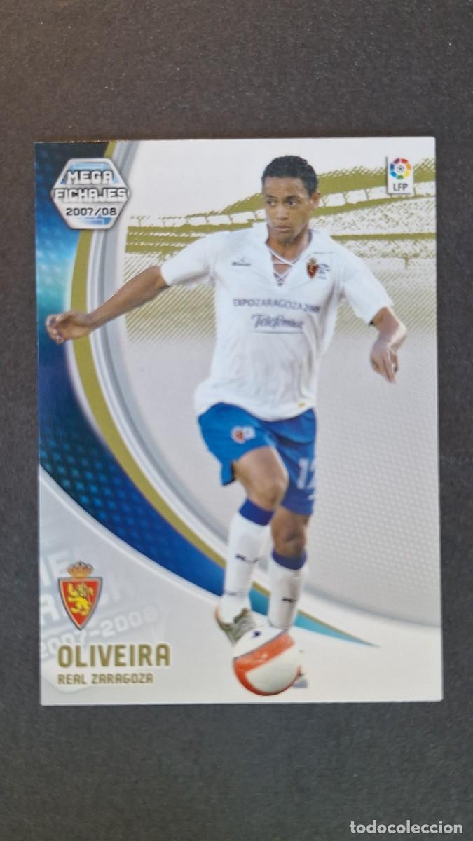 Cromos de F&uacute;tbol: L3 OLIVEIRA REAL ZARAGOZA MEGA FICHAJE 499 PANINI MEGACRACKS 2007 2008 07 08