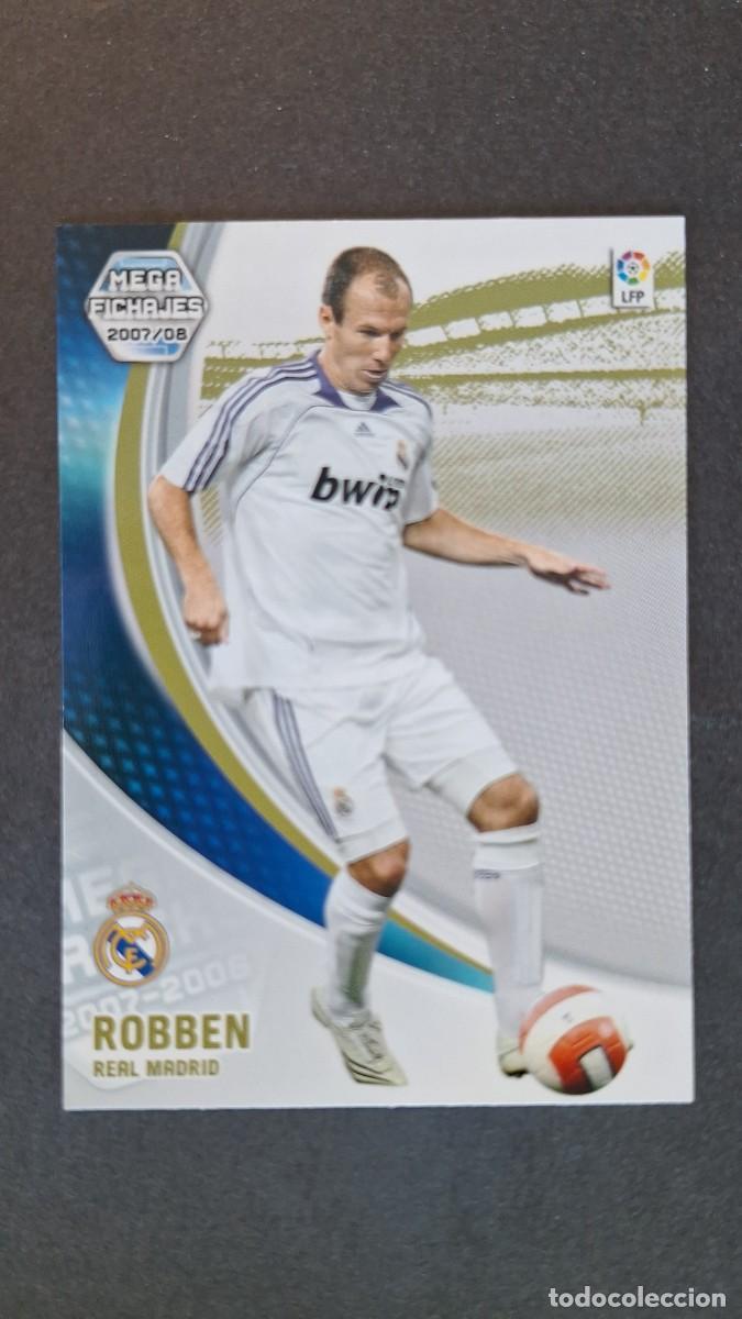 Cromos de F&uacute;tbol: L3 ROBBEN REAL MADRID MEGA FICHAJE 500 PANINI MEGACRACKS 2007 2008 07 08