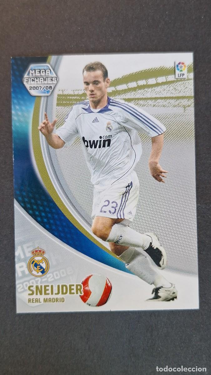 Cromos de F&uacute;tbol: L3 SNEIJDER REAL MADRID MEGA FICHAJE 503 PANINI MEGACRACKS 2007 2008 07 08