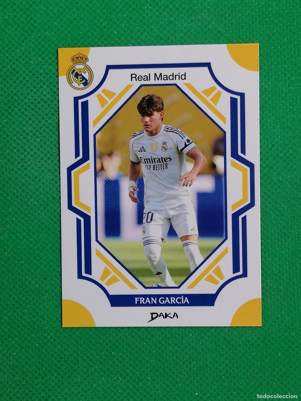 Cromos de F&uacute;tbol: RM-20-B FRAN GARCIA ⚽ DAKA TOP AUDIENCE REAL MADRID 2025 2026 25 26 ⚽