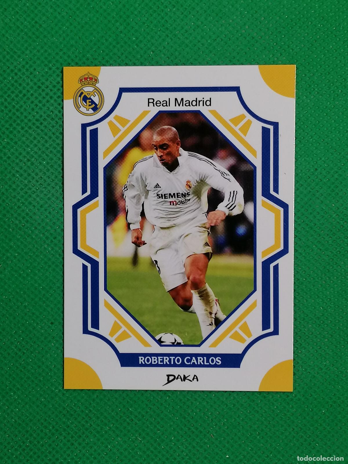 Cromos de F&uacute;tbol: RM-24-B ROBERTO CARLOS ⚽ DAKA TOP AUDIENCE REAL MADRID 2025 2026 25 26 ⚽
