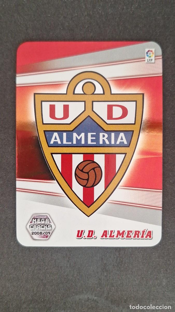 Cromos de F&uacute;tbol: L3 ESCUDO U. D. ALMERIA 1 PANINI MEGACRACKS 2008 2009 08 09