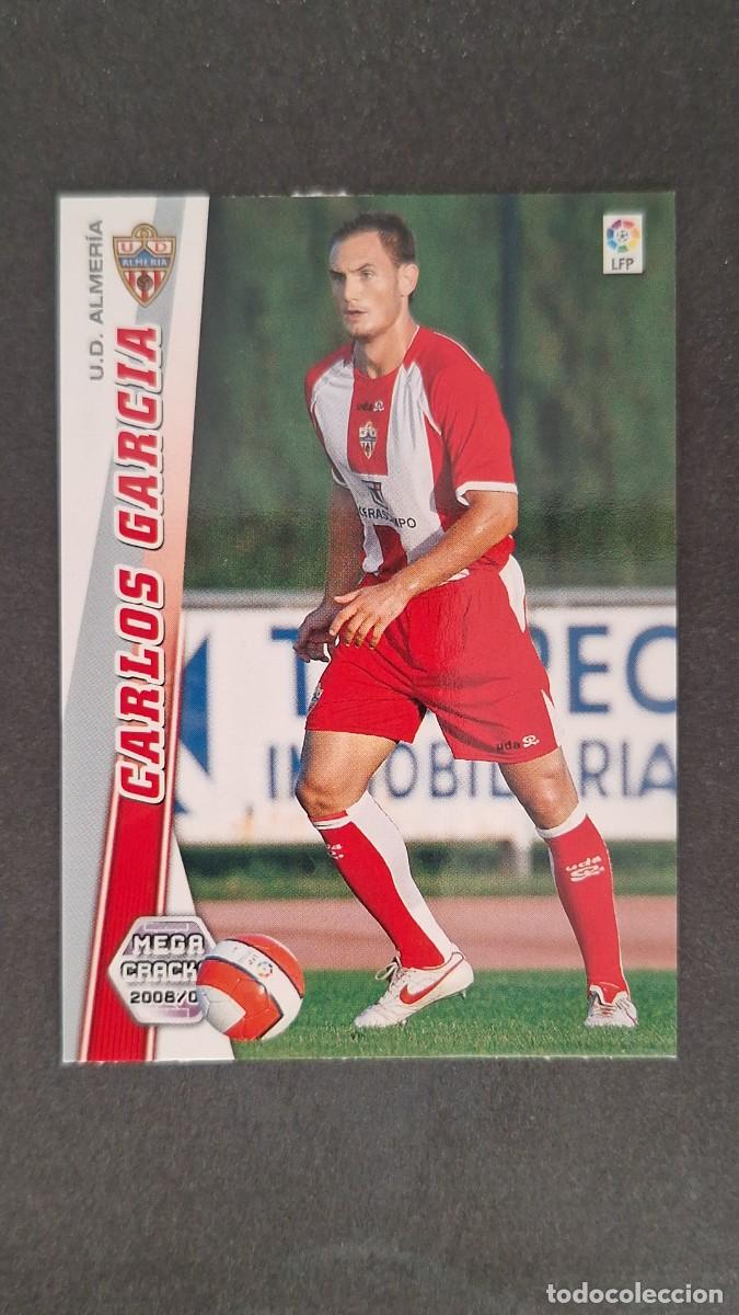 Cromos de F&uacute;tbol: L3 CARLOS GARCIA U. D. ALMERIA 4 PANINI MEGACRACKS 2008 2009 08 09