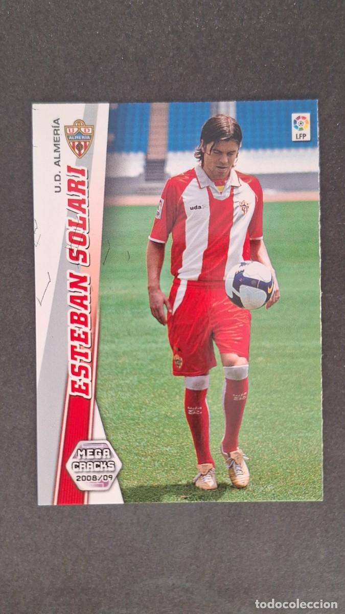 Cromos de F&uacute;tbol: L3 ESTEBAN SOLARI U. D. ALMERIA 18 PANINI MEGACRACKS 2008 2009 08 09