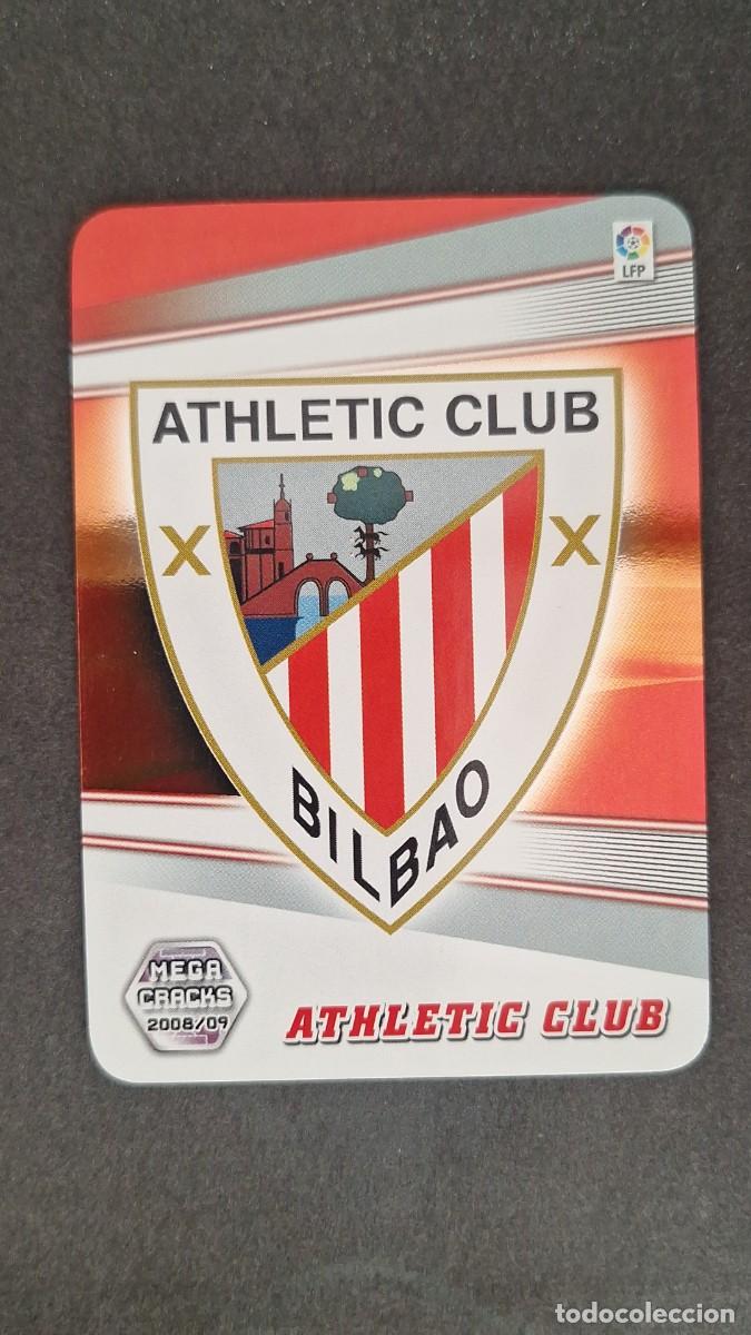 Cromos de F&uacute;tbol: L3 ESCUDO ATHLETIC CLUB DE BILBAO 19 PANINI MEGACRACKS 2008 2009 08 09