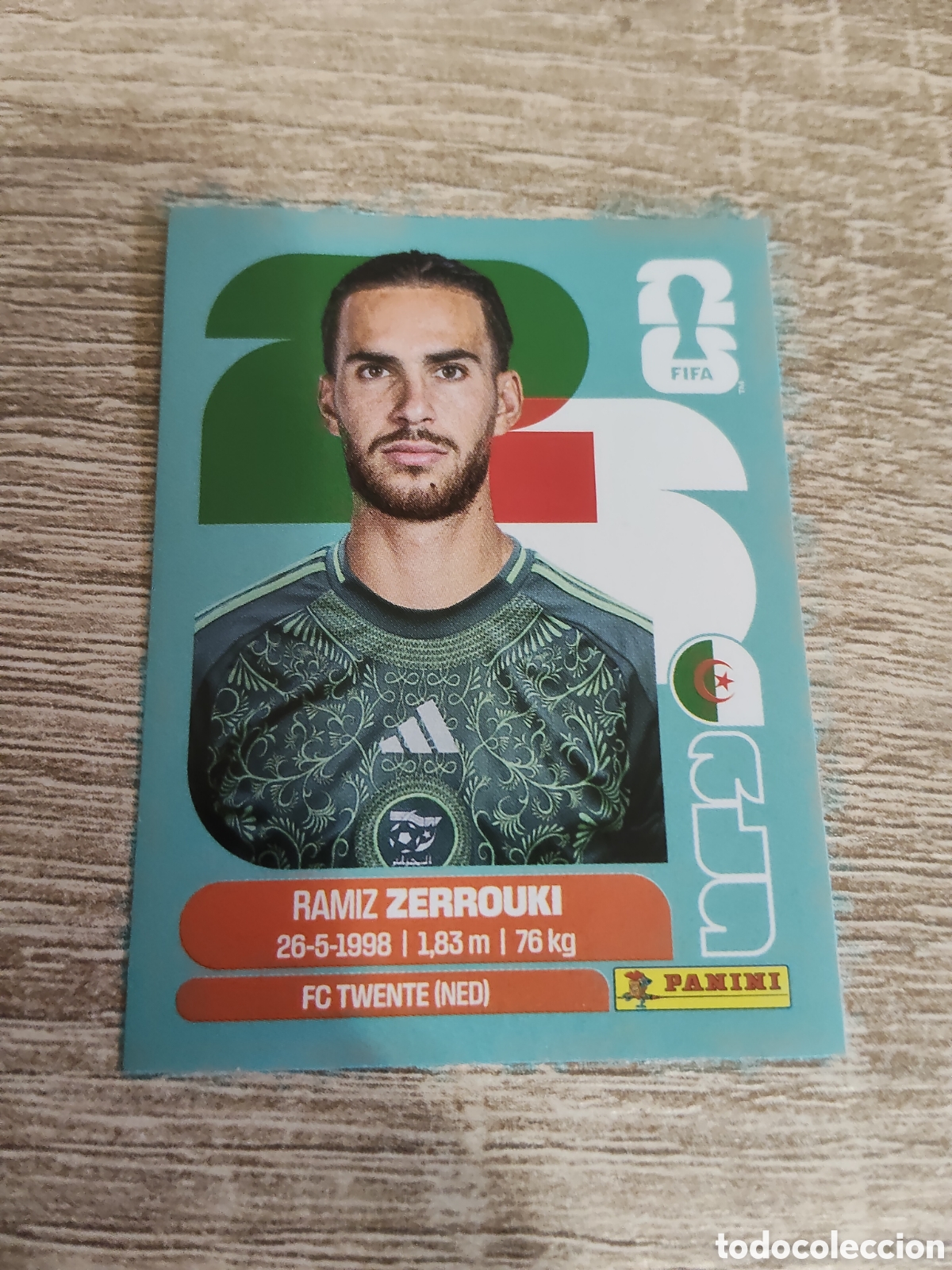 Cromos de F&uacute;tbol: Panini mundial 2026 ALG 11 Ramiz Zerrouki Argelia