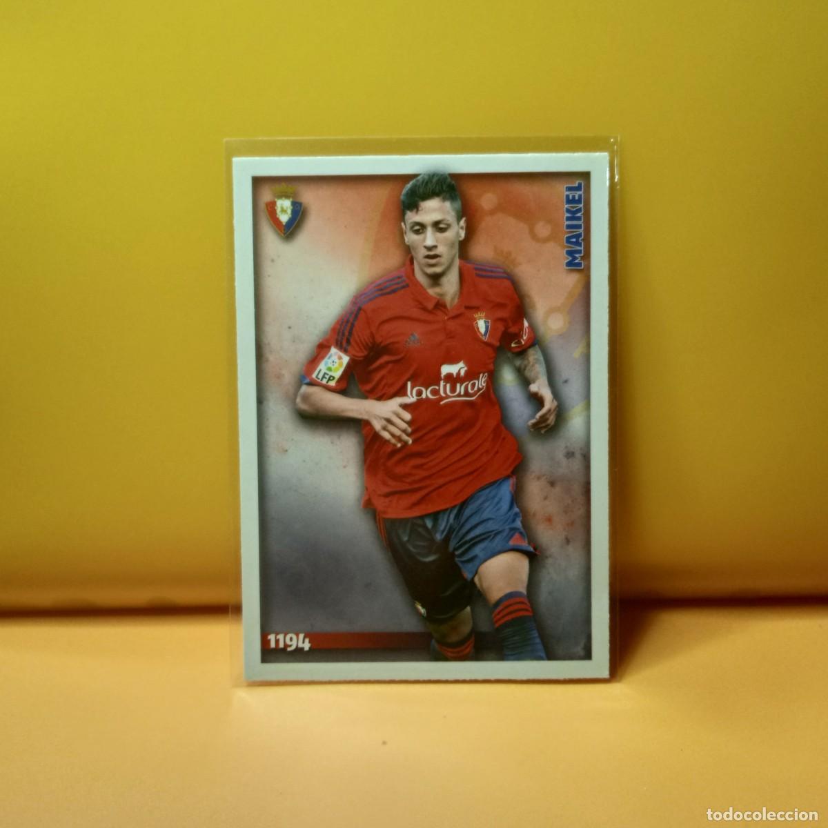 Cromos de F&uacute;tbol: MUNDICROMO 2014 2015 14 15 C AT OSASUNA MAIKEL 1194 UHIII