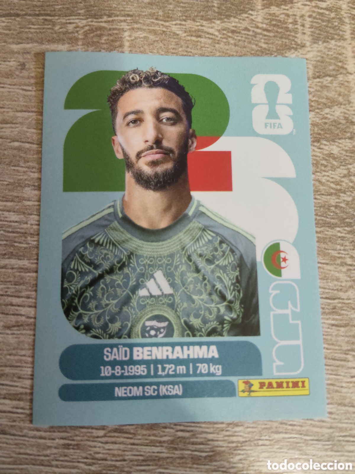 Cromos de F&uacute;tbol: Panini mundial 2026 ALG 16 Said Benrahma Argelia