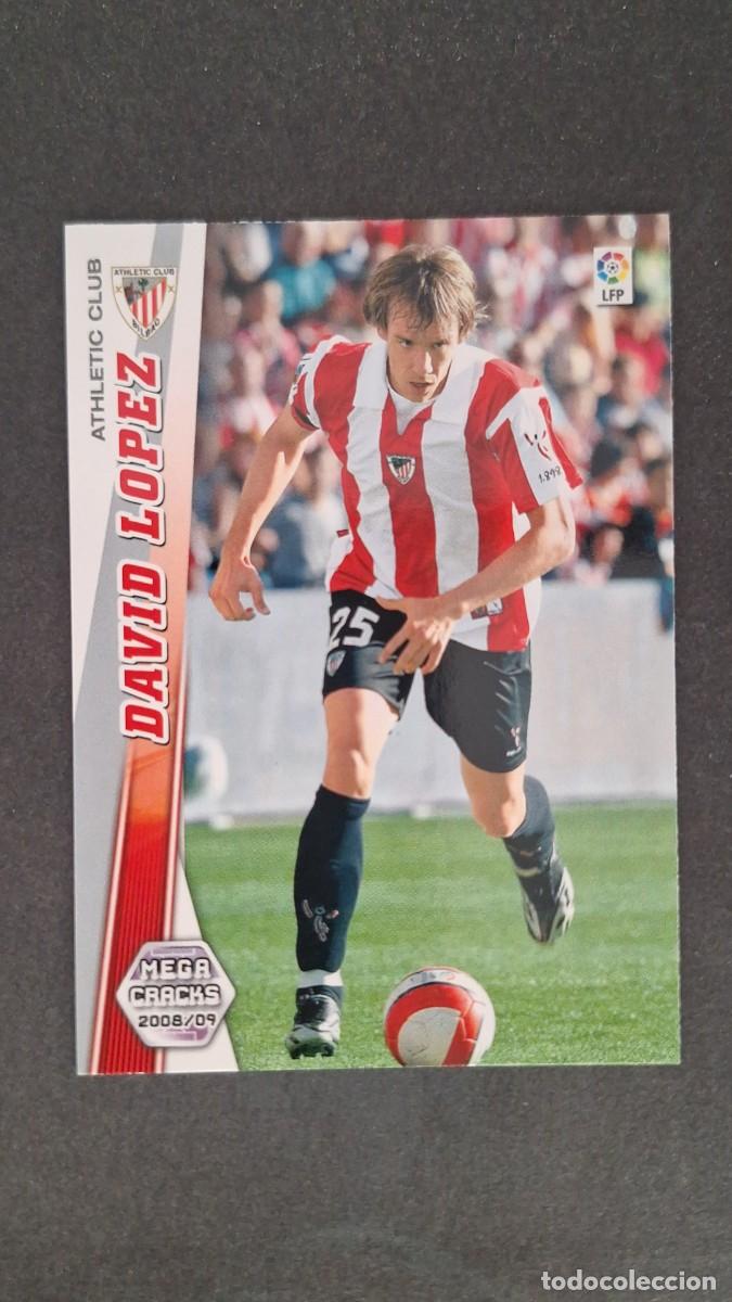 Cromos de F&uacute;tbol: L3 DAVID LOPEZ ATHLETIC CLUB DE BILBAO 31 PANINI MEGACRACKS 2008 2009 08 09