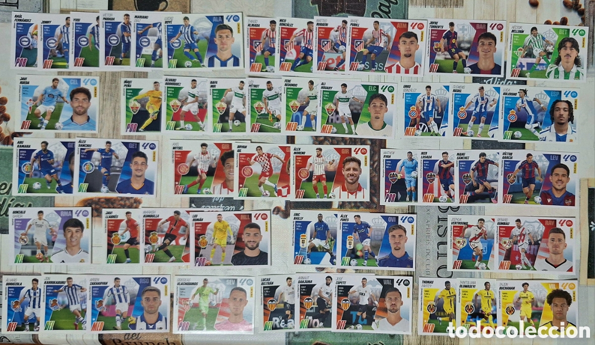 Cromos de F&uacute;tbol: Lote 49 COLOCA - BIS - liga este 2025 2026.