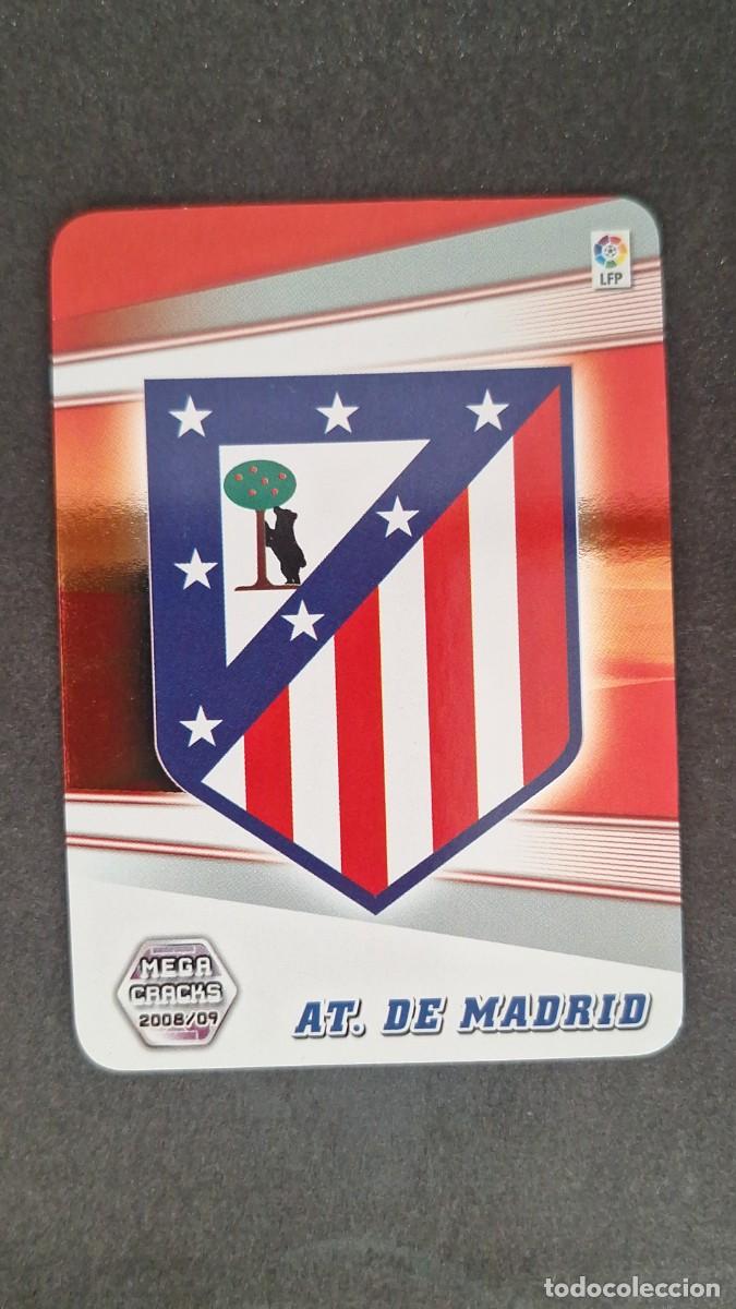 Cromos de F&uacute;tbol: L3 ESCUDO ATLETICO DE MADRID 37 PANINI MEGACRACKS 2008 2009 08 09