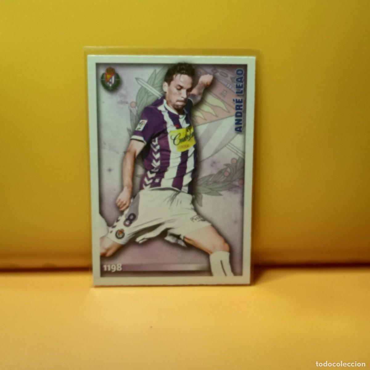 Cromos de F&uacute;tbol: MUNDICROMO 2014 2015 14 15 REAL VALLADOLID ANDR&Eacute; LEAO 1198 UHIII