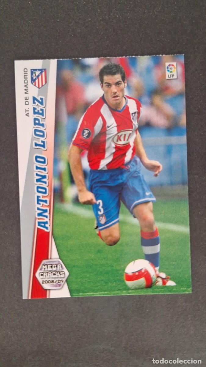 Cromos de F&uacute;tbol: L3 ANTONIO LOPEZ ATLETICO DE MADRID 41 PANINI MEGACRACKS 2008 2009 08 09