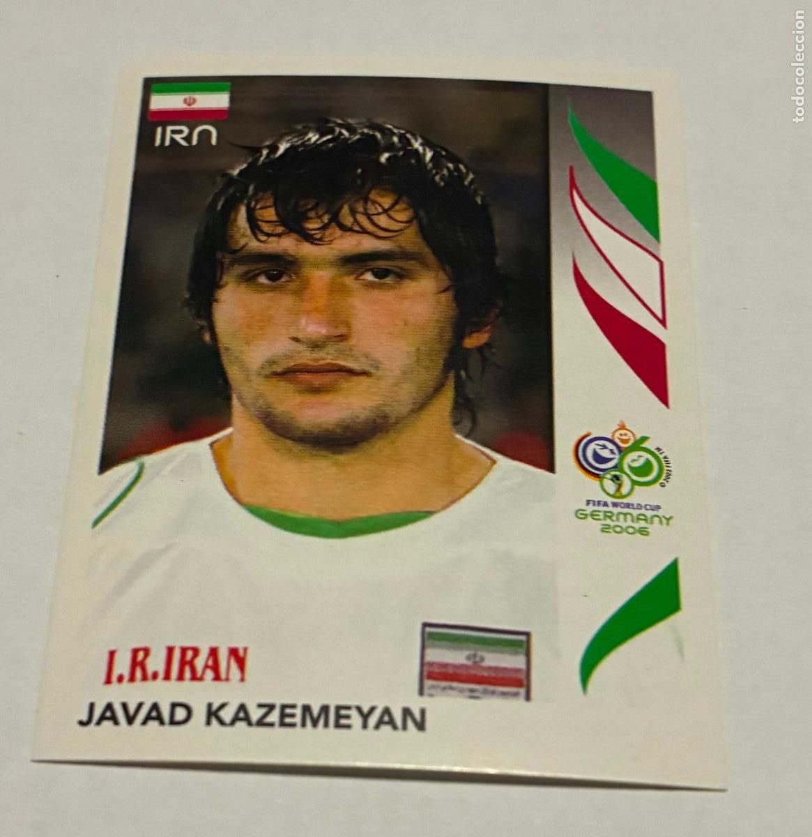 Cromos de F&uacute;tbol: CROMO FUTBOL MUNDIAL ALEMANIA 2006, PANINI, Numero 272, JAVAD KAZEMEYAN, Iran