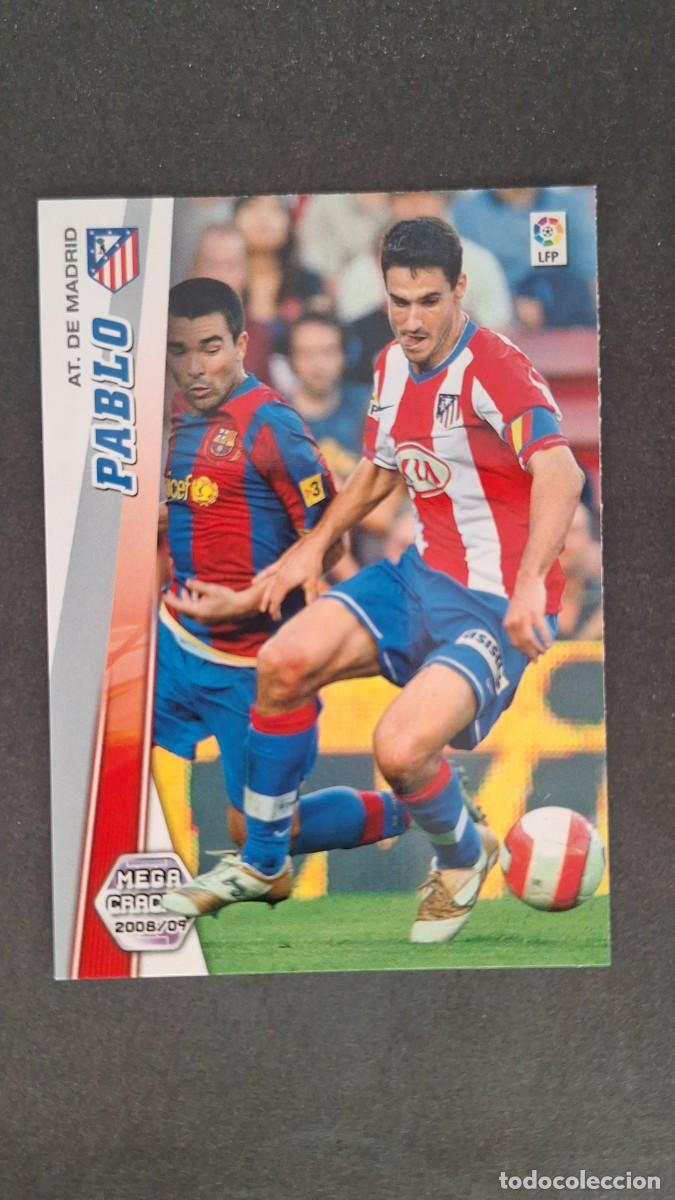 Cromos de F&uacute;tbol: L3 PABLO ATLETICO DE MADRID 44 PANINI MEGACRACKS 2008 2009 08 09