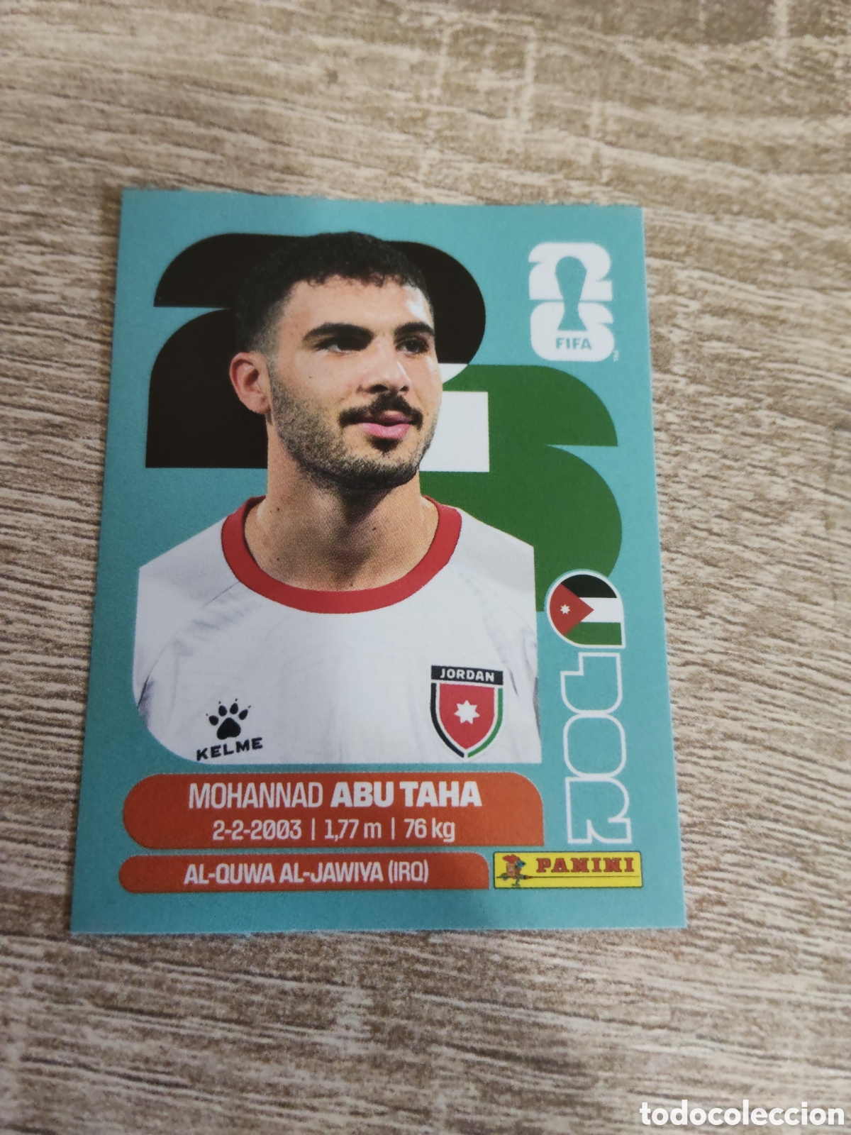 Cromos de F&uacute;tbol: Panini mundial 2026 JOR 12 Mohannad Abu Taha Jordania