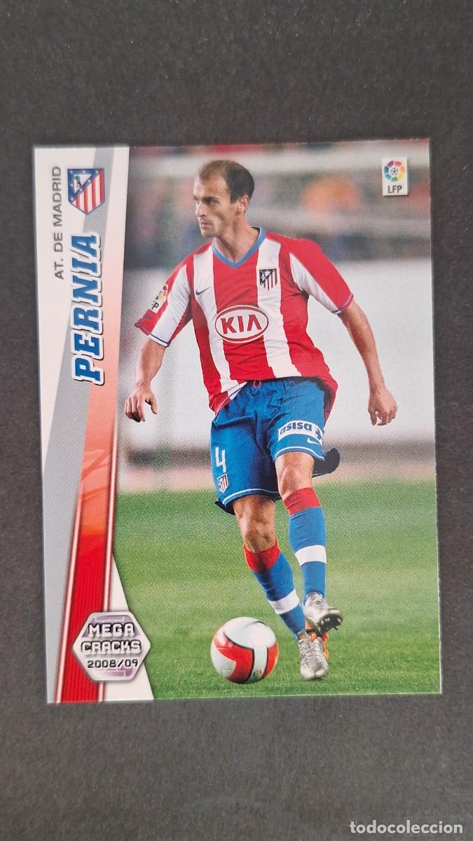 Cromos de F&uacute;tbol: L3 PERNIA ATLETICO DE MADRID 45 PANINI MEGACRACKS 2008 2009 08 09