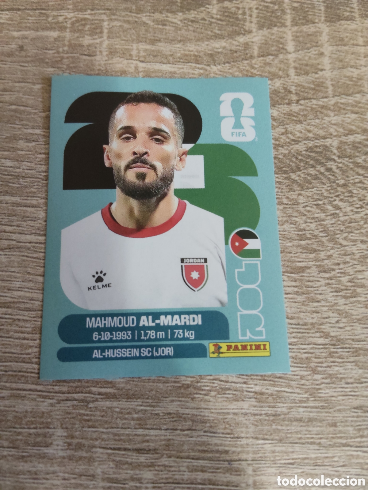 Cromos de F&uacute;tbol: Panini mundial 2026 JOR 17 Mahmoud Al-Mardi Jordania
