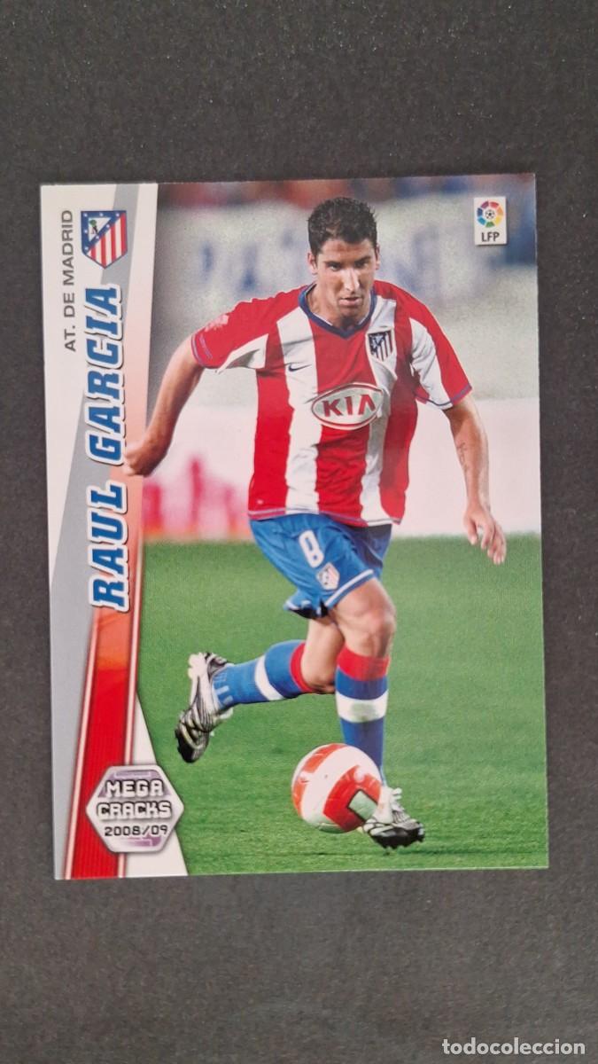 Cromos de F&uacute;tbol: L3 RAUL GARCIA ATLETICO DE MADRID 47 PANINI MEGACRACKS 2008 2009 08 09