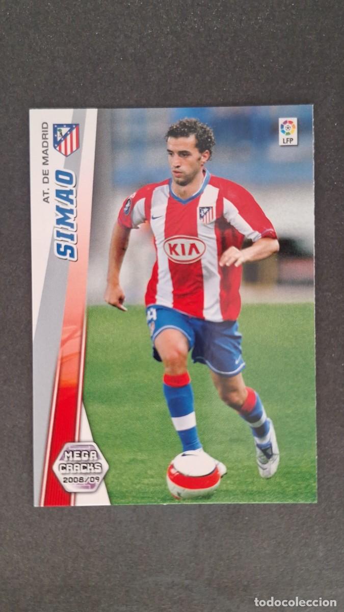 Cromos de F&uacute;tbol: L3 SIMAO ATLETICO DE MADRID 50 PANINI MEGACRACKS 2008 2009 08 09