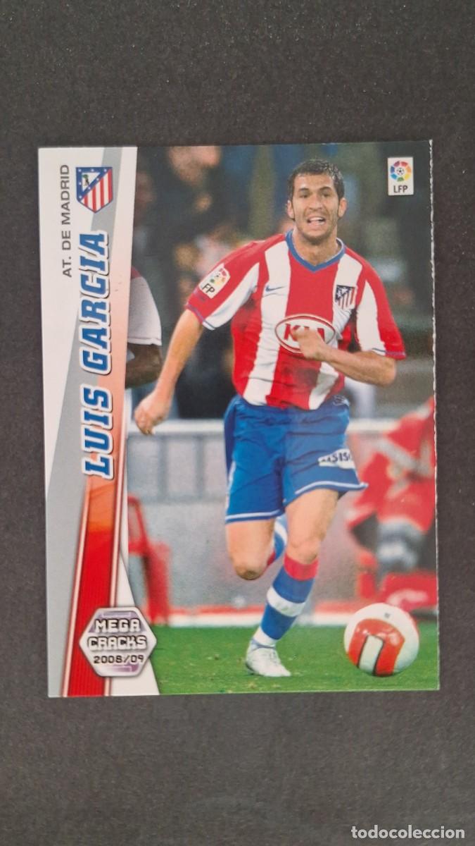 Cromos de F&uacute;tbol: L3 LUIS GARCIA ATLETICO DE MADRID 52 PANINI MEGACRACKS 2008 2009 08 09