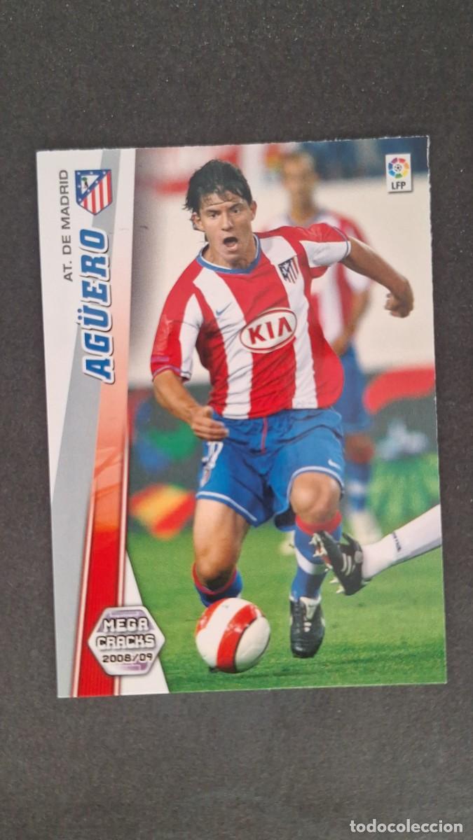 Cromos de F&uacute;tbol: L3 AG&Uuml;ERO ATLETICO DE MADRID 53 PANINI MEGACRACKS 2008 2009 08 09