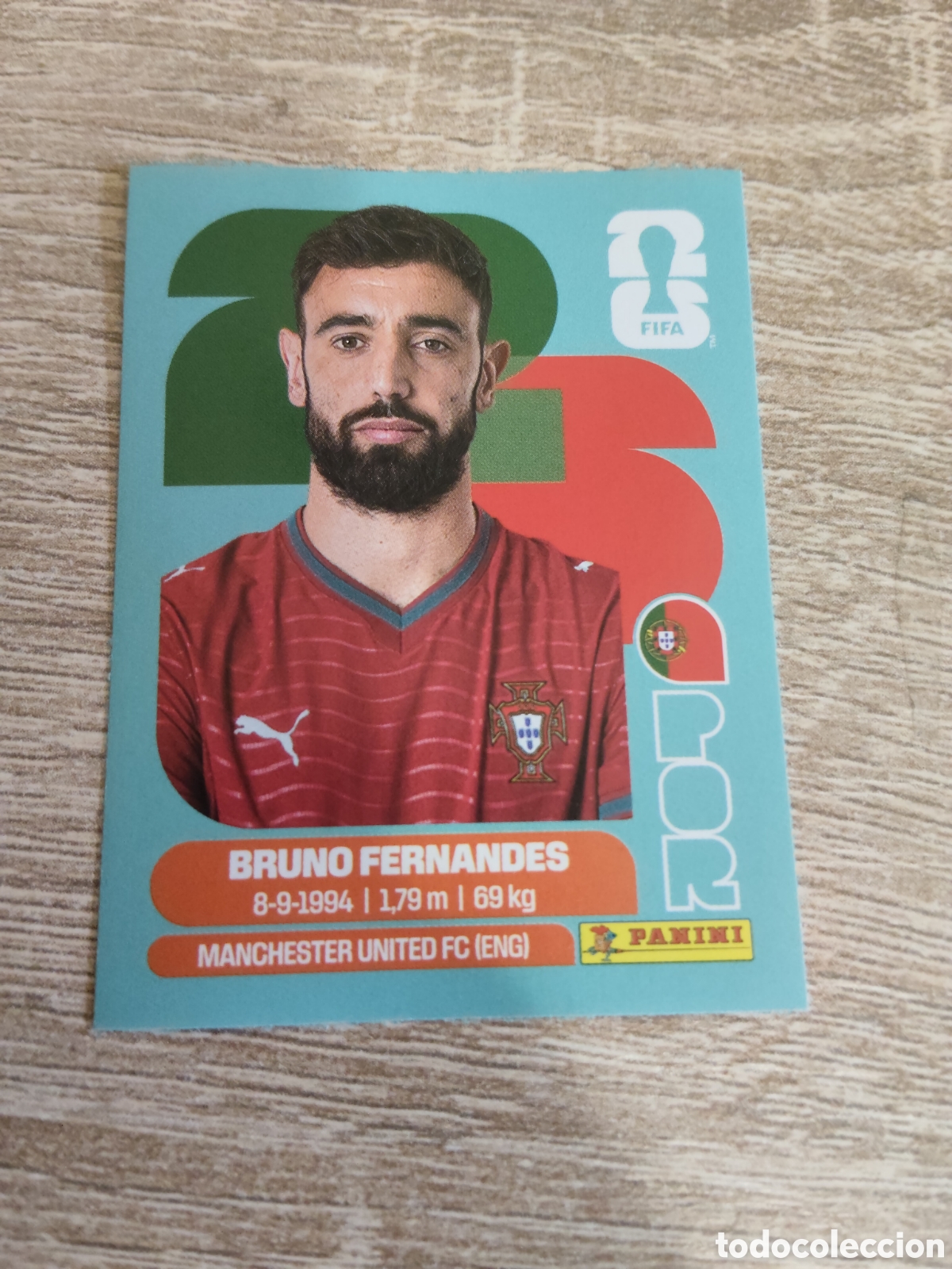Cromos de F&uacute;tbol: Panini mundial 2026 POR 10 Bruno Fernandes Portugal