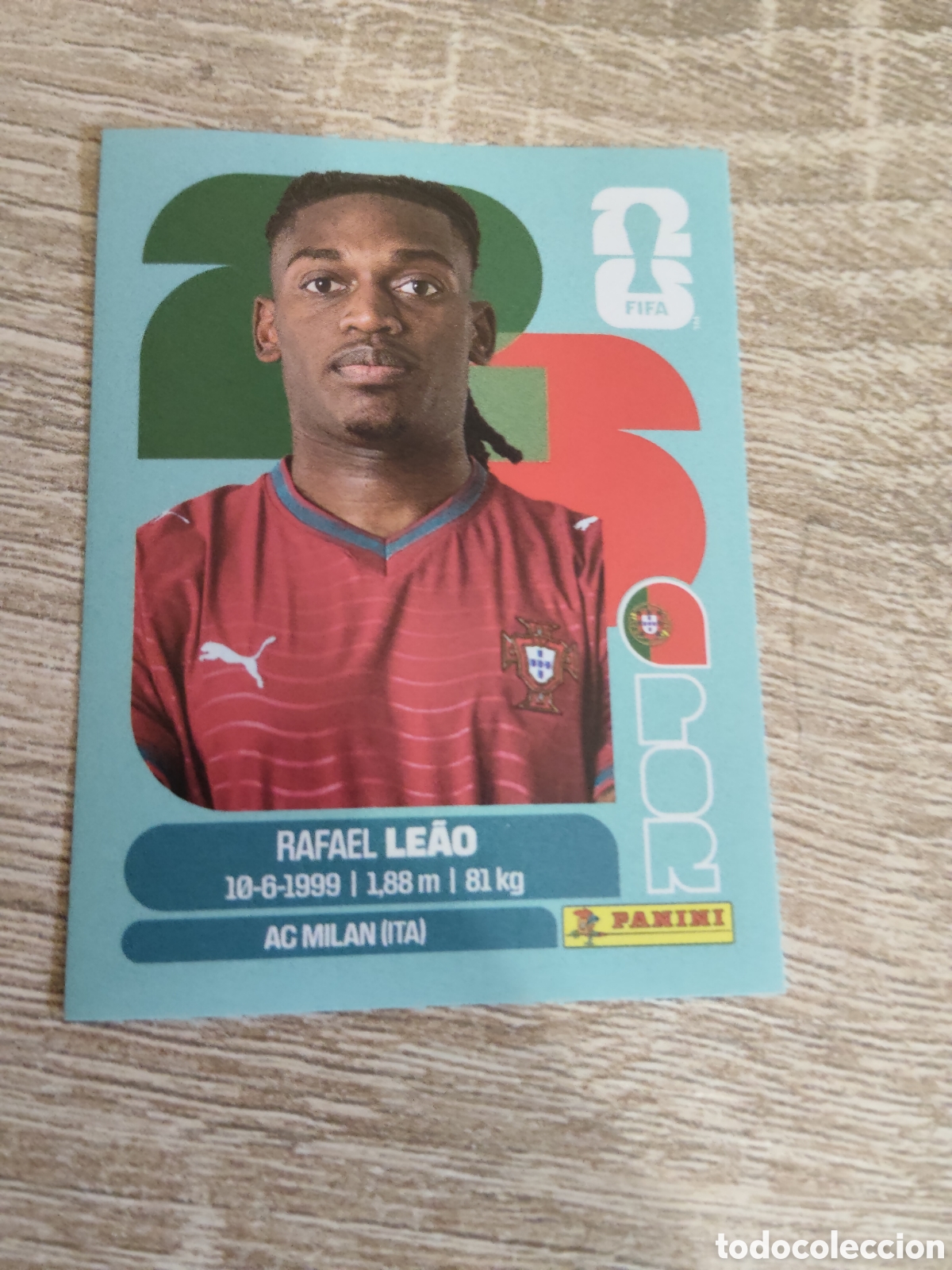 Cromos de F&uacute;tbol: Panini mundial 2026 POR 20 Rafael Leao Portugal
