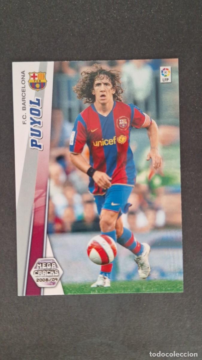 Cromos de F&uacute;tbol: L3 PUYOL F. C. BARCELONA 58 PANINI MEGACRACKS 2008 2009 08 09