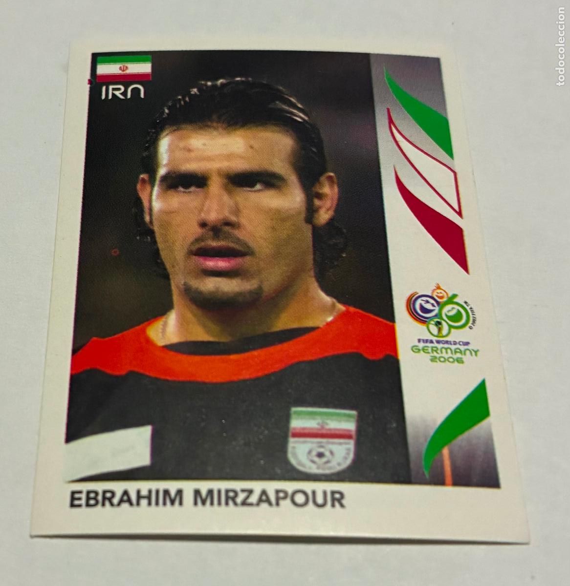 Cromos de F&uacute;tbol: CROMO FUTBOL MUNDIAL ALEMANIA 2OO6, PANINI, Numero 265, EBRAHIM MIRZAPOUR, Iran