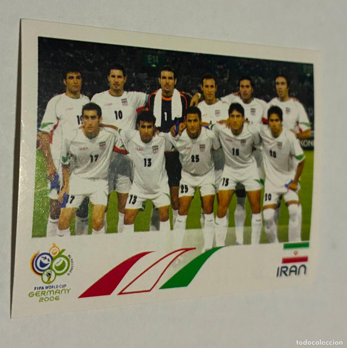 Cromos de F&uacute;tbol: CROMO FUTBOL MUNDIAL ALEMANIA 2006, PANINI, Numero 263. ALINEACION IRAN