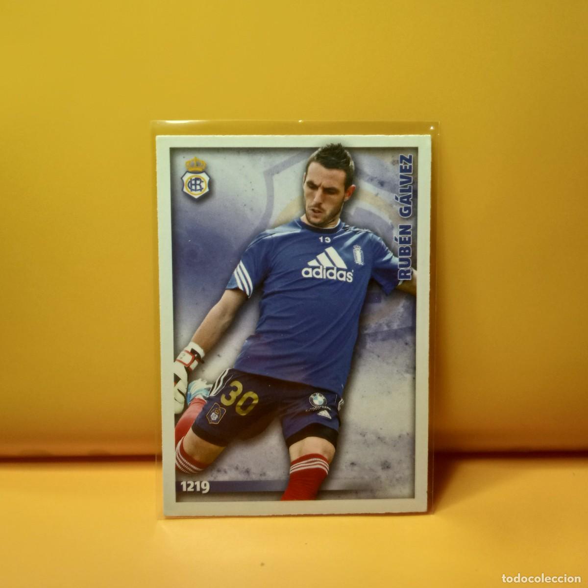 Cromos de F&uacute;tbol: MUNDICROMO 2014 2015 14 15 RECRFEATIVO DE HUELVA RUB&Eacute;N G&Aacute;LVEZ 1219 UH IV