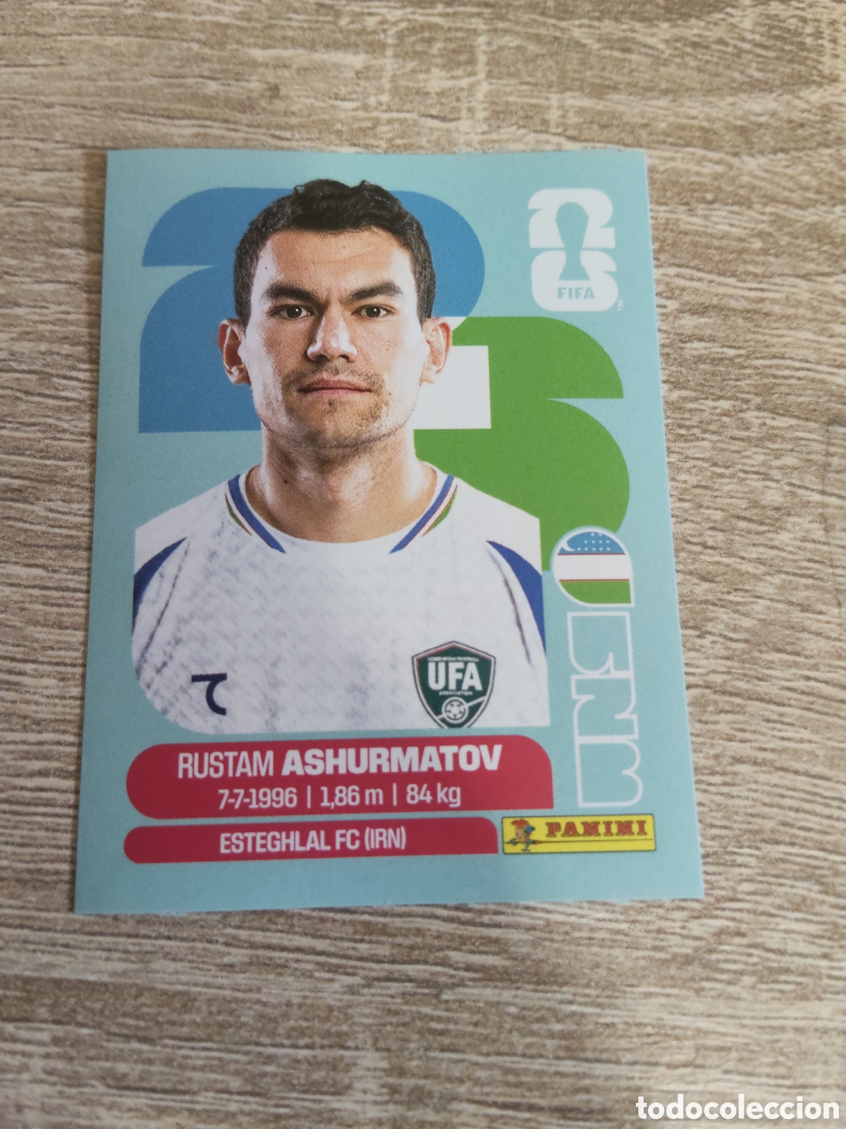 Cromos de Futebol: Panini mundial 2026 UZB 7 Rustam Ashurmatov Uzbekist&aacute;n