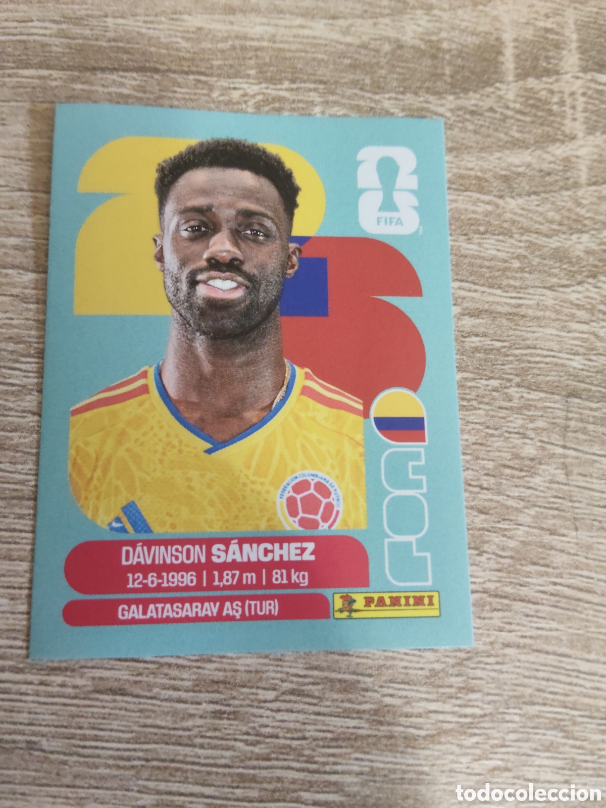 Fu&szlig;ball-Sticker: Panini mundial 2026 COL 4 Davinson S&aacute;nchez Colombia