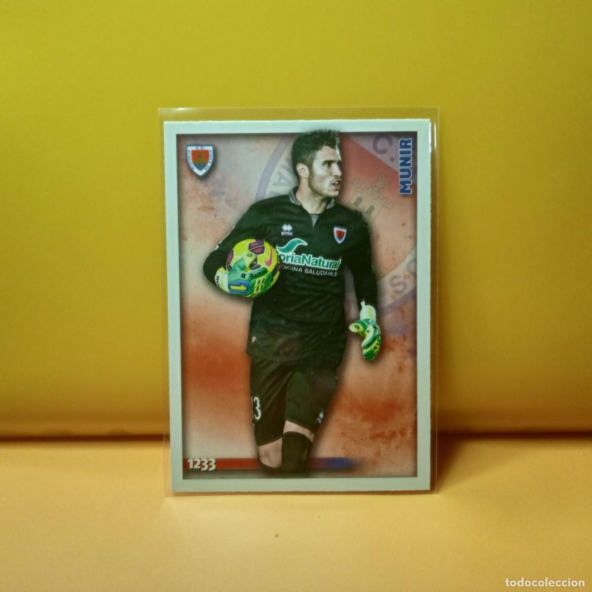 Fu&szlig;ball-Sticker: MUNDICROMO 2014 2015 14 15 C.D NUMANCIA MUNIR 1233 UH IV