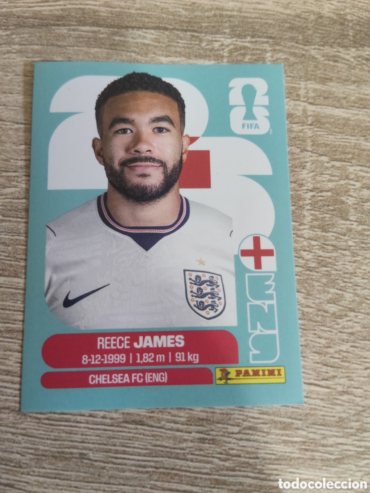 Cromos de F&uacute;tbol: Panini mundial 2026 ENG 67 Reece James Inglaterra