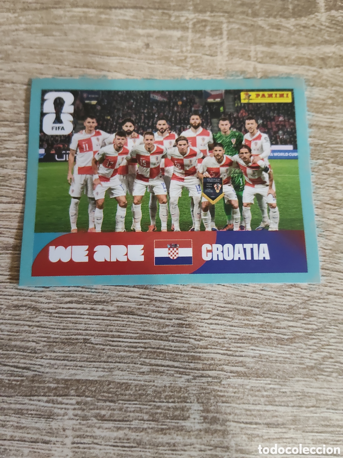 Cromos de F&uacute;tbol: Panini mundial 2026 CRO 13 alineaci&oacute;n Croacia