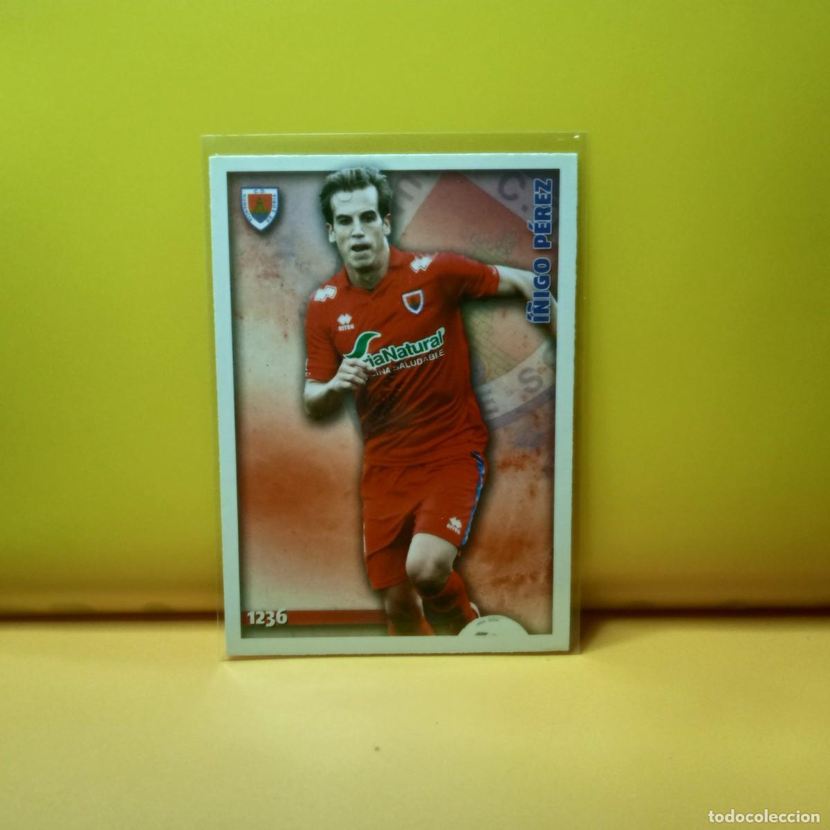 Cromos de F&uacute;tbol: MUNDICROMO 2014 2015 14 15 C.D NUMANCIA I&Ntilde;IGO P&Eacute;REZ 1236 UH IV