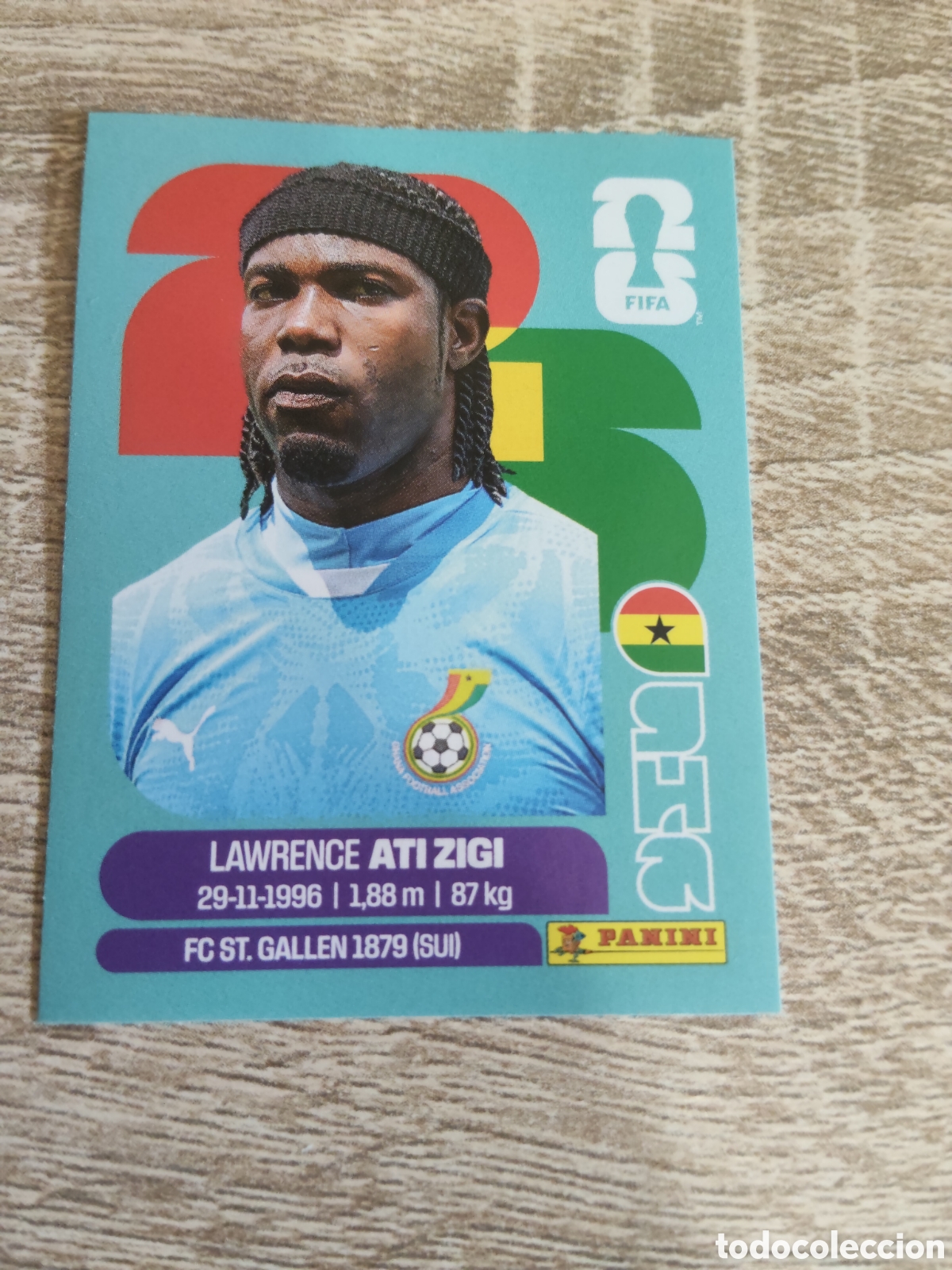 Cromos de F&uacute;tbol: Panini mundial 2026 GHA 2 Lawrence Ati Zigi Ghana